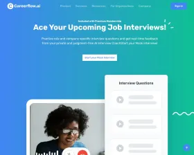 Careerflow AI Mock Interview screenshot