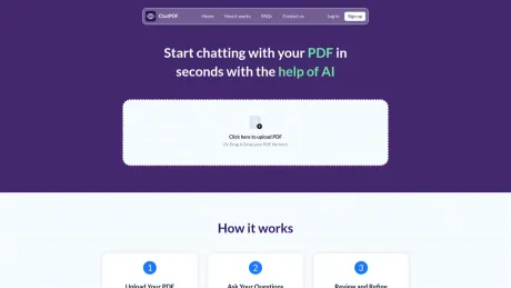 Chat-pdf.net screenshot