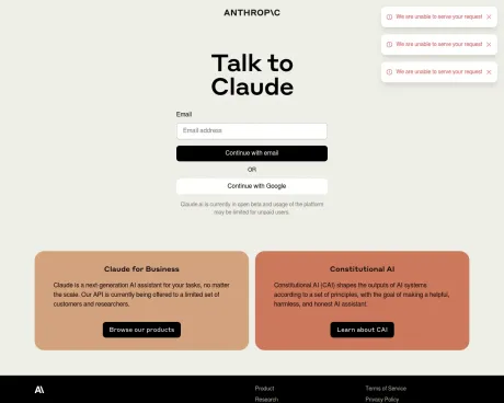 Claude screenshot