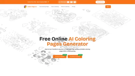 Color Page AI screenshot