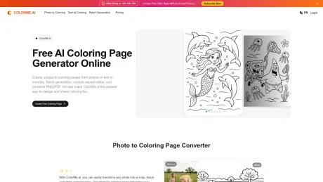 ColorMe.ai：Free AI Coloring Page Generator screenshot