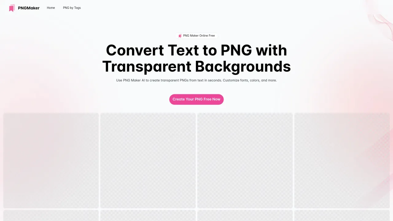 Convert Text to PNG with Transparent Backgrounds