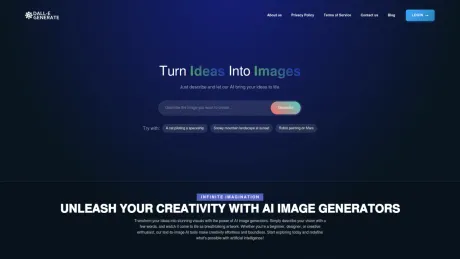 Dall E Generate screenshot