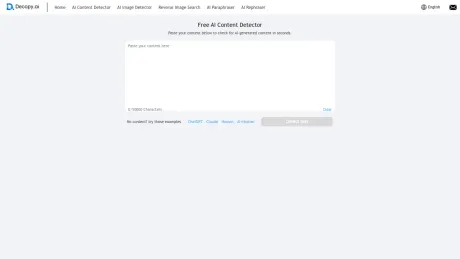 Decopy AI Checker screenshot