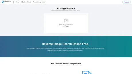 Decopy AI Image Detector screenshot