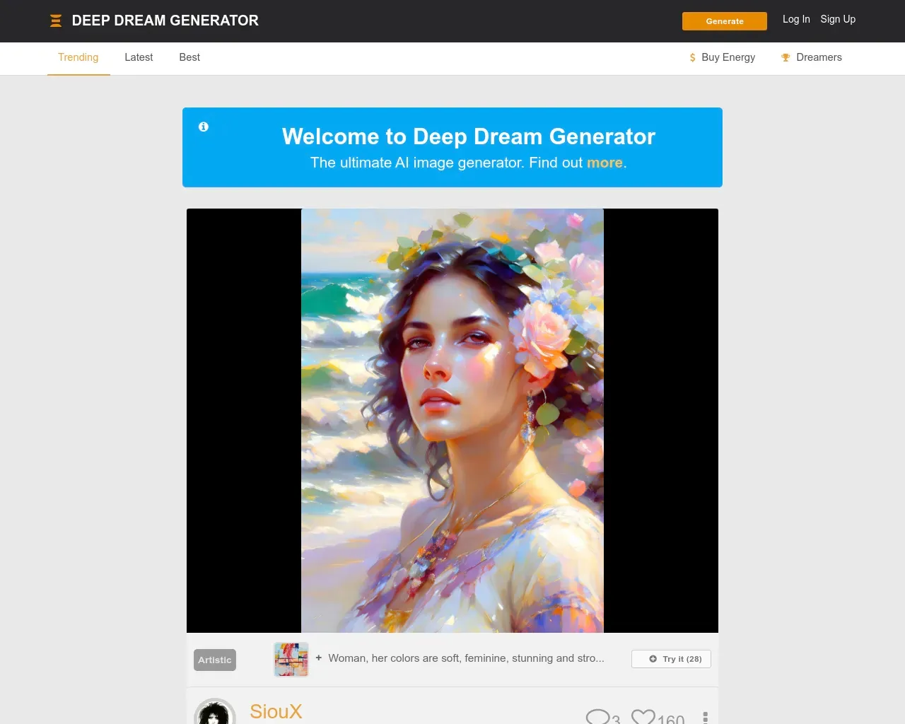 Deep Dream Generator