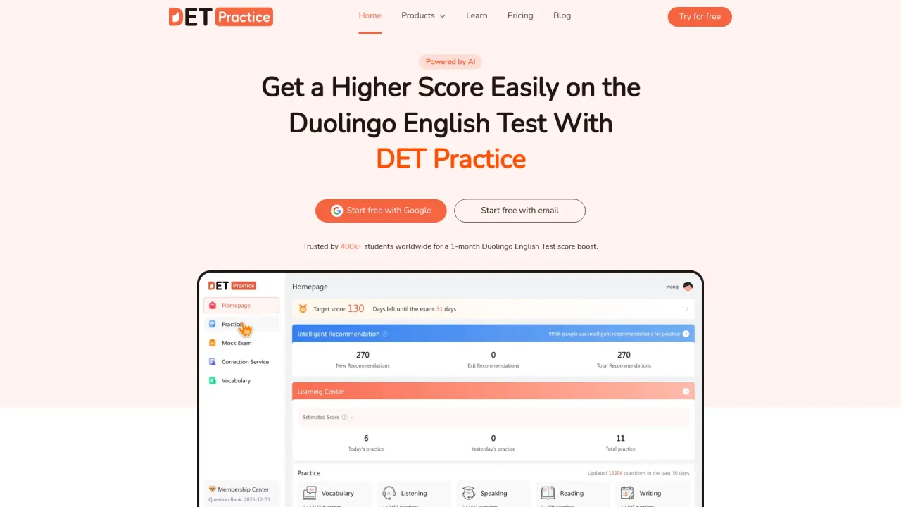 DET Practice
