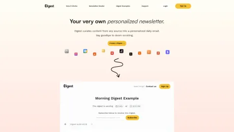 Digest screenshot