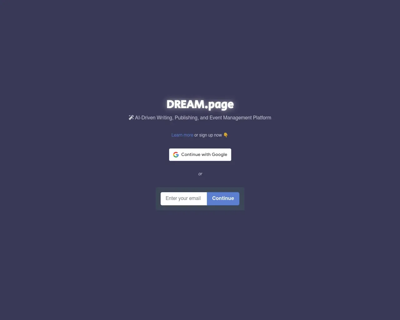 DREAM page