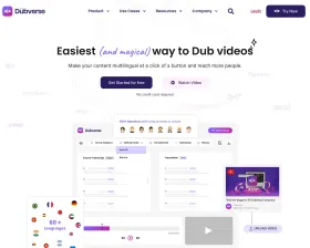 Dubverse AI screenshot