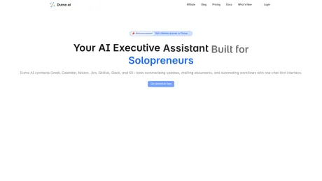 Dume ai screenshot