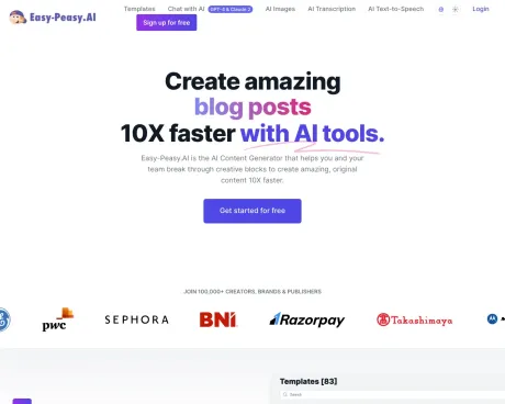 Easy-Peasy AI screenshot