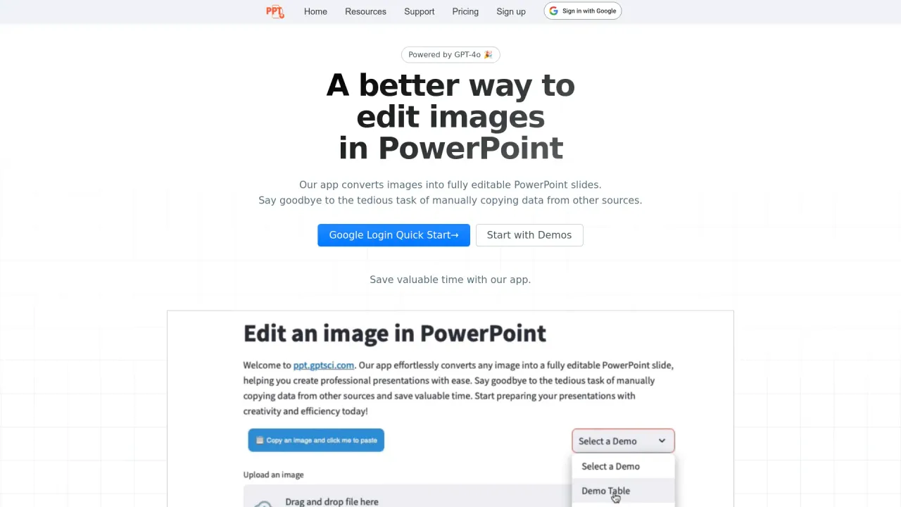 Edit in PPT