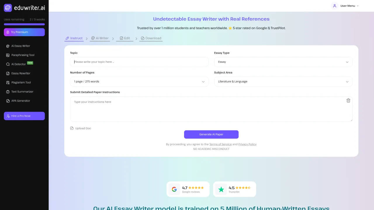 Eduwriter Ai