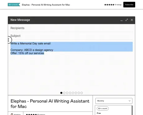 Elephas screenshot