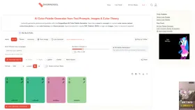 EnigmaEasel - AI Color Palette Generator screenshot