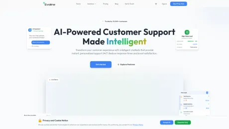 Evaline Chatbot AI screenshot