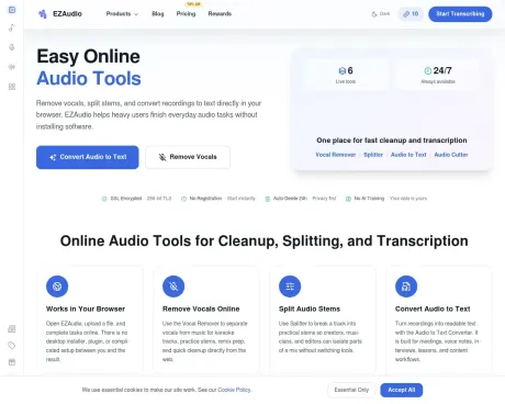 EZAudio screenshot