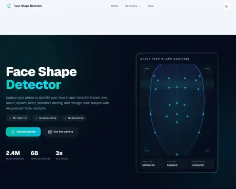 Face Shape Detector screenshot