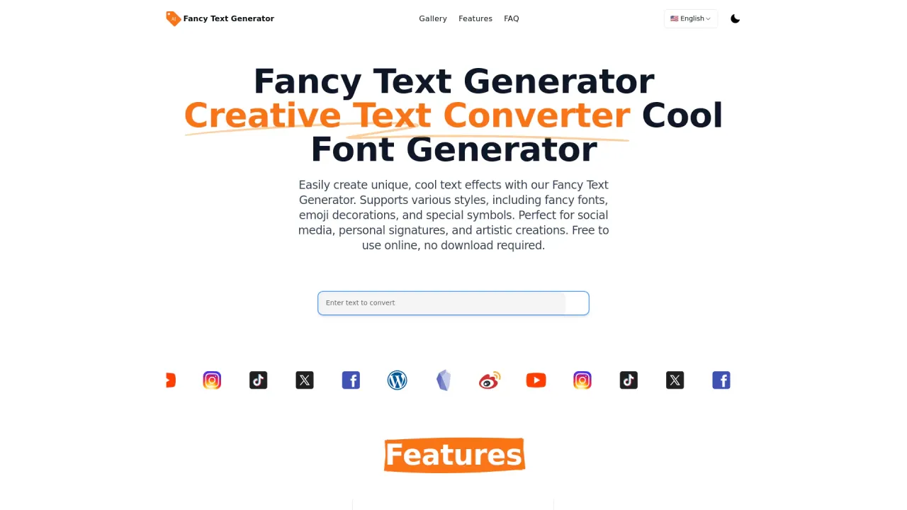 Fancy Text Generator