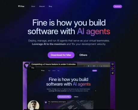 Fine screenshot