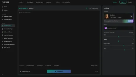 FineVoice Text to Speech screenshot