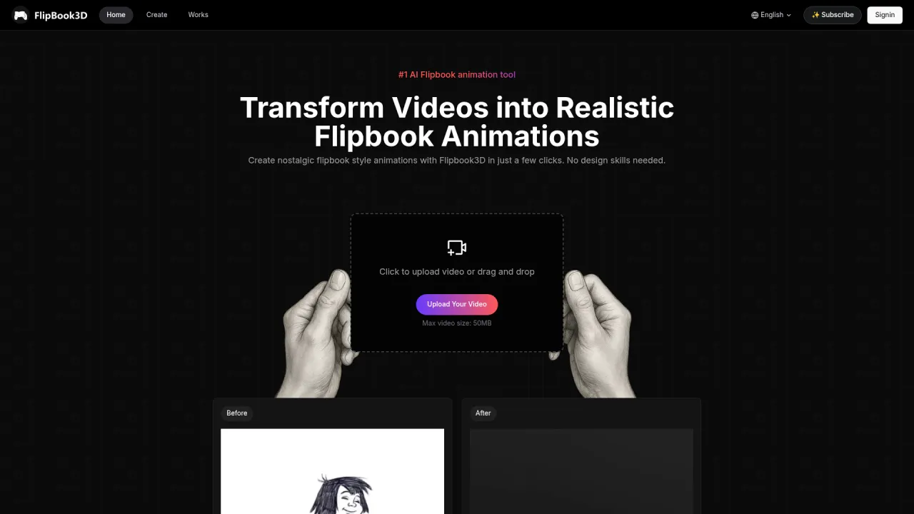 Flipbook3D
