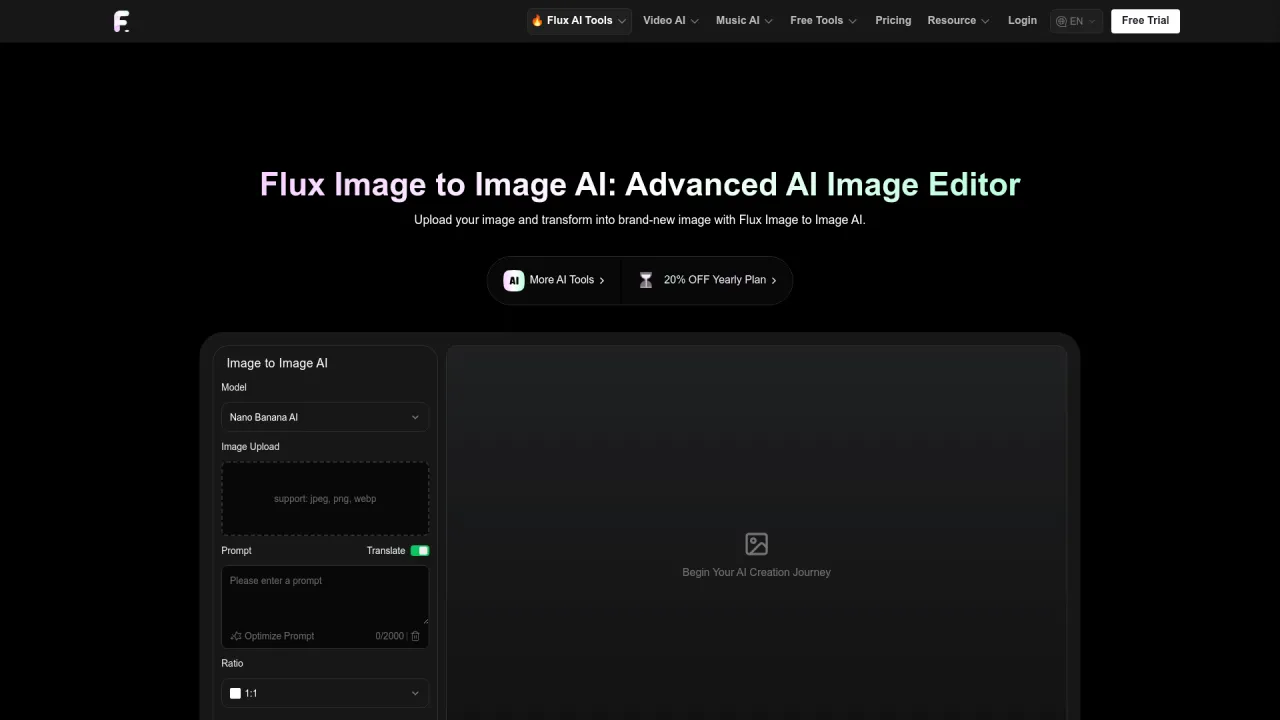 Flux AI Image to Image