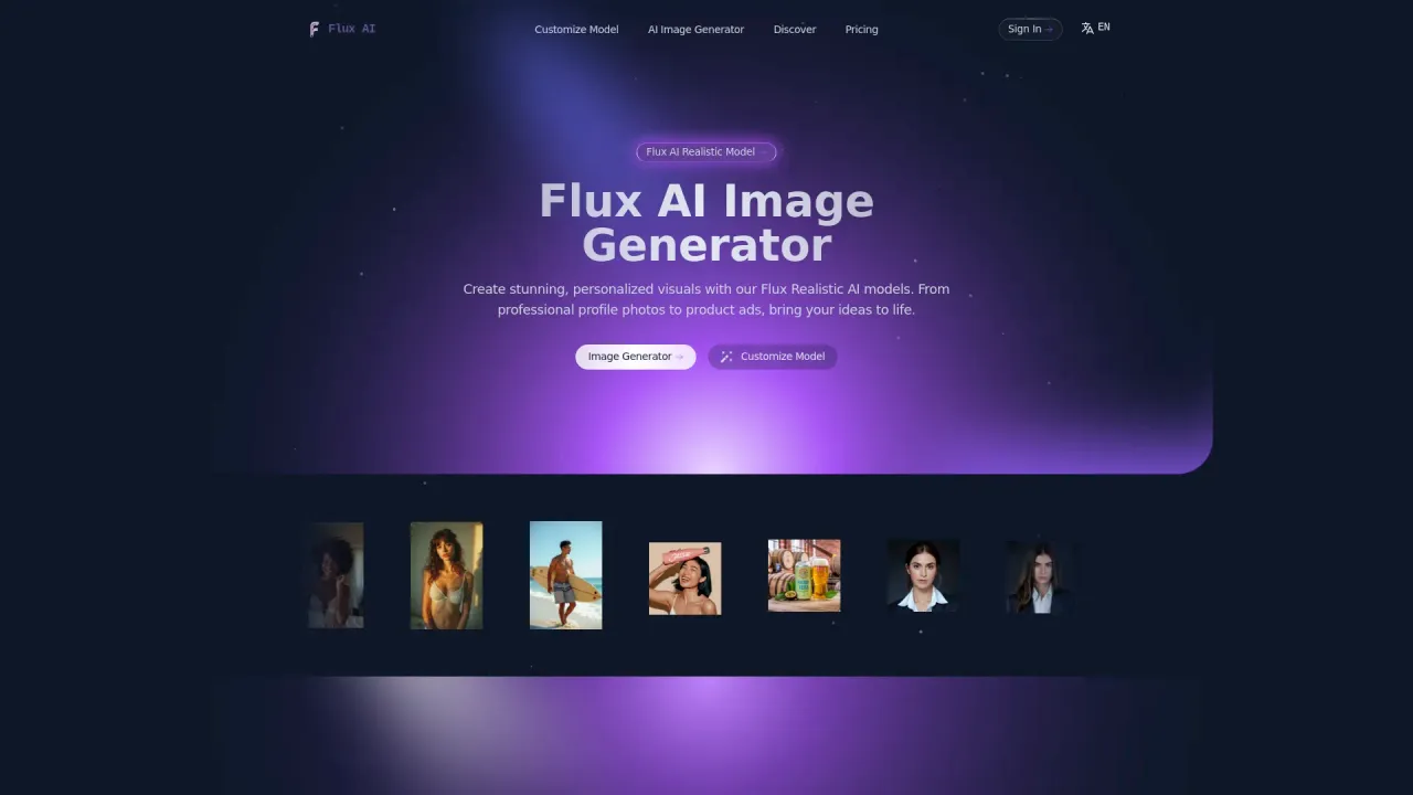 Flux custom image Generator