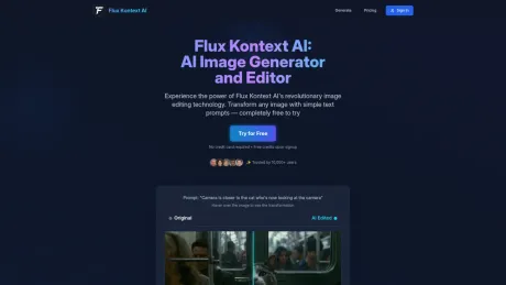 Flux Kontext: AI Image Generator screenshot