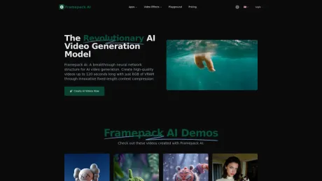 Framepack AI screenshot