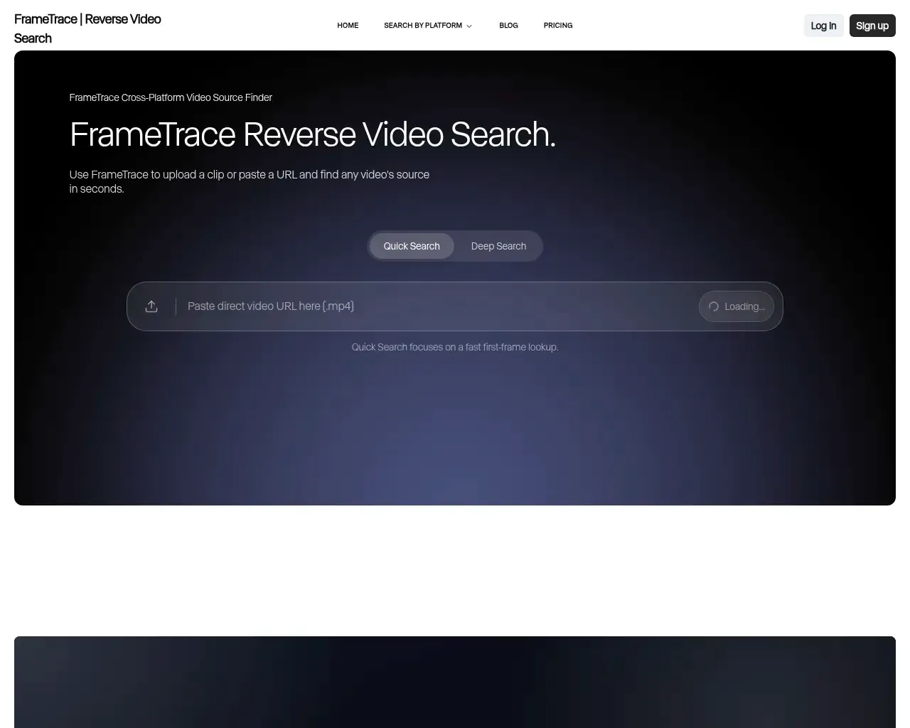 FrameTrace | Reverse Video Search