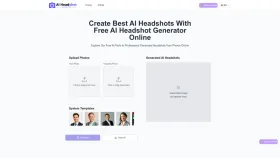 Free AI Headshot Generator screenshot
