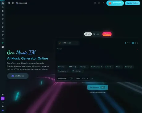 Free Ai Music Generator screenshot