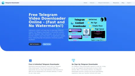 Free Telegram Video Downloader Online - (Fast and No Watermarks!) screenshot