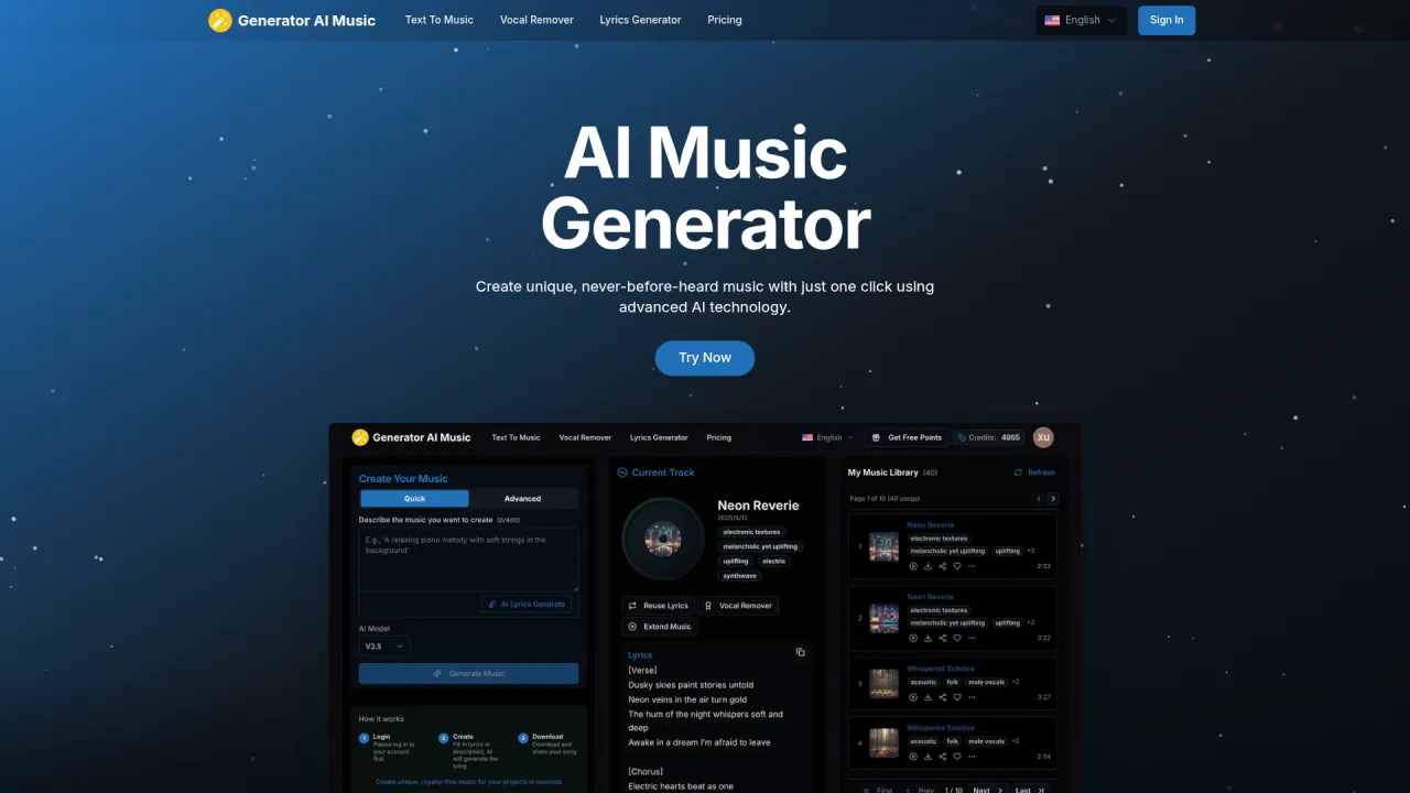 Generator AI Music Free Online