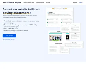 GetWebsite Report screenshot