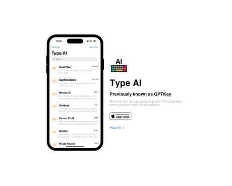 Type AI screenshot