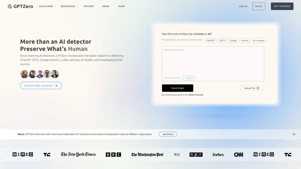 GPTZero AI