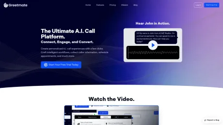 Greetmate.ai screenshot