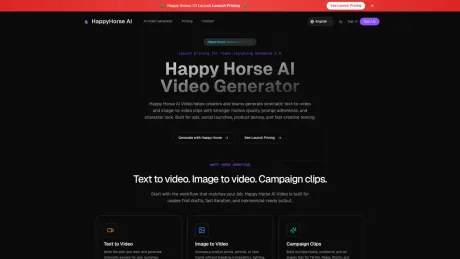 happyhorseai.pro screenshot