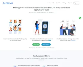 Hirex AI screenshot