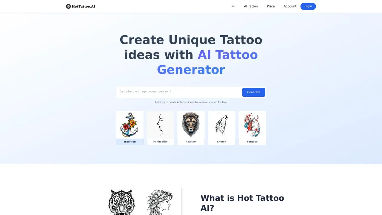 Hot Tattoo AI