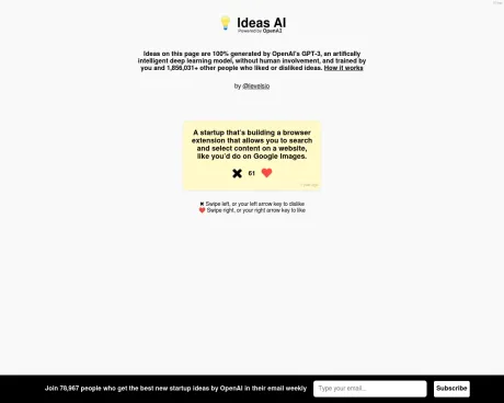 Ideasai screenshot