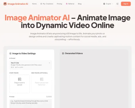 Image Animator AI screenshot