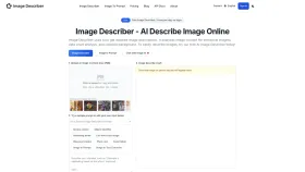 Image Describer Online screenshot