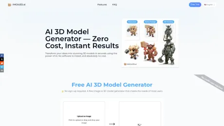 Image to 3D AI screenshot