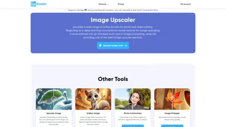 Image upscaler screenshot