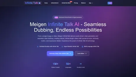 InfiniteTalk-AI-Video-Generator screenshot