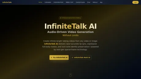 InfiniteTalk AI screenshot